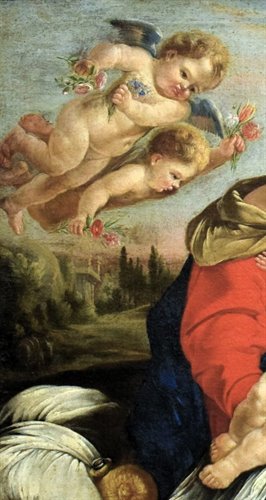 "The Holy Family: Rest During the Flight into Egypt"